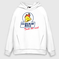 Толстовка оверсайз мужская CLUCKIN BELL GTA, цвет: белый