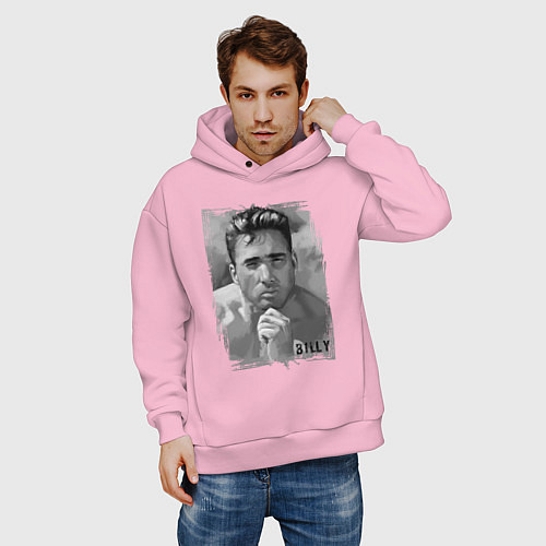 Мужское худи оверсайз Гачи Билли Херрингтон арт / Светло-розовый – фото 3