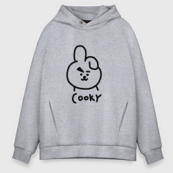 Толстовка оверсайз мужская COOKY BTS, цвет: меланж