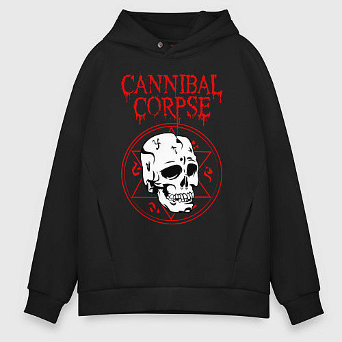 Мужское худи оверсайз CANNIBAL CORPSE / Черный – фото 1
