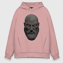 Толстовка оверсайз мужская Kratos ART, цвет: пыльно-розовый
