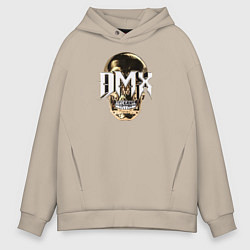 Толстовка оверсайз мужская DMX, цвет: миндальный
