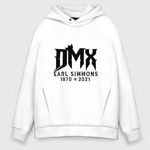 Мужское худи оверсайз DMX King / Белый – фото 1