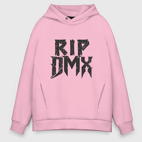 Мужское худи оверсайз RIP DMX / Светло-розовый – фото 1