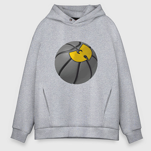 Мужское худи оверсайз Wu-Tang Basketball / Меланж – фото 1