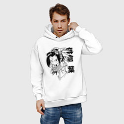 Толстовка оверсайз мужская Asakura Shaman, цвет: белый — фото 2