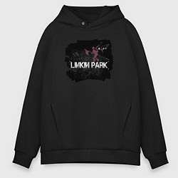 Толстовка оверсайз мужская Linkin Park LP 202122, цвет: черный