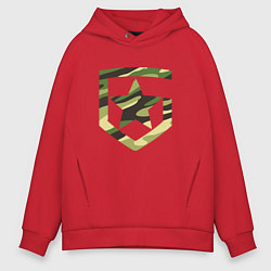 Мужское худи оверсайз Gambit Gaming Red Machine 202122 Красная машина