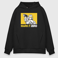 Толстовка оверсайз мужская Mark It Zero Большой Лебовски, цвет: черный