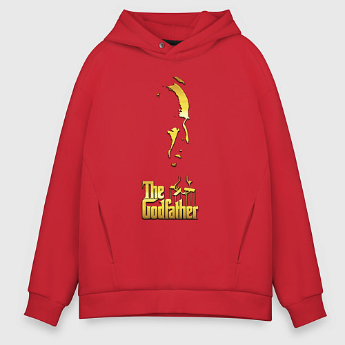 Мужское худи оверсайз Крестный отец the godfather / Красный – фото 1