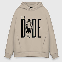 Толстовка оверсайз мужская The Dude, цвет: миндальный