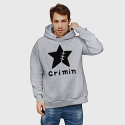 Толстовка оверсайз мужская Crimin бренд One Piece, цвет: меланж — фото 2