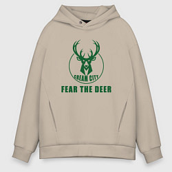 Мужское худи оверсайз Fear The Deer