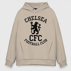Толстовка оверсайз мужская Chelsea CFC, цвет: миндальный