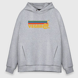 Толстовка оверсайз мужская Dino Vegan, цвет: меланж