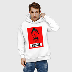 Толстовка оверсайз мужская Red Hussle, цвет: белый — фото 2