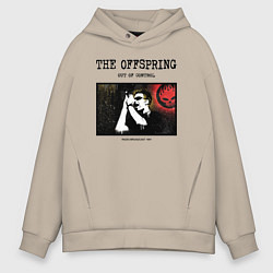 Толстовка оверсайз мужская The Offspring out of control, цвет: миндальный