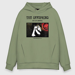Толстовка оверсайз мужская The Offspring out of control, цвет: авокадо