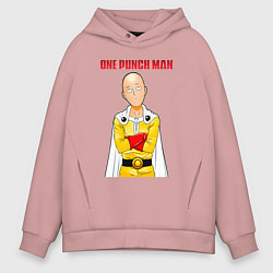 Мужское худи оверсайз Сайтама безразличие One Punch-Man