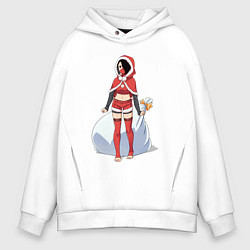 Мужское худи оверсайз Christmas Girl