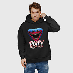 Толстовка оверсайз мужская Poppy Playtime: Monster, цвет: черный — фото 2