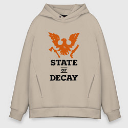 Мужское худи оверсайз State of Decay Эмблема Лого