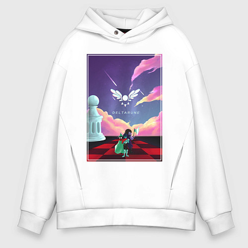Мужское худи оверсайз Deltarune Vol 8 / Белый – фото 1