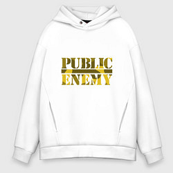 Мужское худи оверсайз Public Enemy Rap