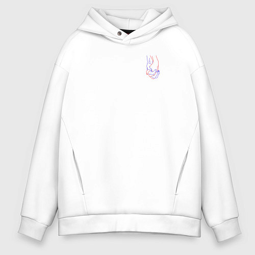 Мужское худи оверсайз TrustHands / Белый – фото 1