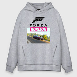 Мужское худи оверсайз Forza Horizon 5 Plymouth Barracuda