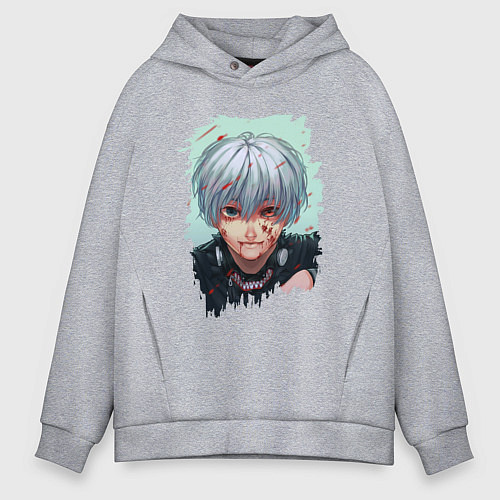 Мужское худи оверсайз Милый Кэн / Меланж – фото 1