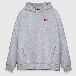Толстовка оверсайз мужская F-1 MINI LOGO, цвет: меланж