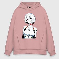 Мужское худи оверсайз Рей Аянами Rei Ayanami Ева Евангелион