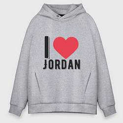 Мужское худи оверсайз I Love Jordan
