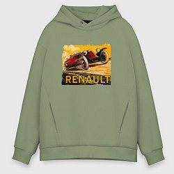 Мужское худи оверсайз Renault Racing Retro
