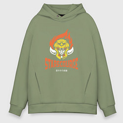 Толстовка оверсайз мужская Desert demigod starscourge, цвет: авокадо