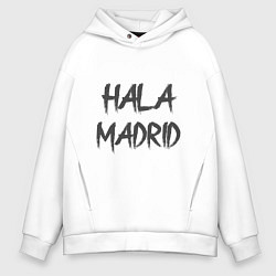 Толстовка оверсайз мужская Hala - Madrid, цвет: белый