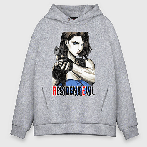 Мужское худи оверсайз Jill RE3 / Меланж – фото 1