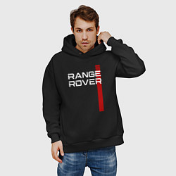 Толстовка оверсайз мужская RANGE ROVER LAND ROVER, цвет: черный — фото 2