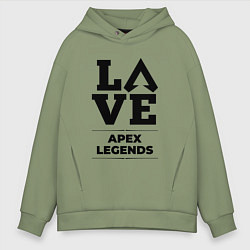Толстовка оверсайз мужская Apex Legends Love Classic, цвет: авокадо