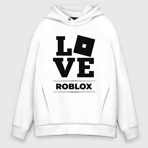 Мужское худи оверсайз Roblox Love Classic / Белый – фото 1