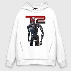 Мужское худи оверсайз Terminator 2 - T800