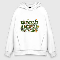 Мужское худи оверсайз WORLD ANIMAL PROTECTION