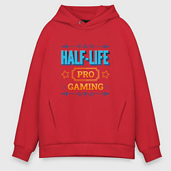 Толстовка оверсайз мужская Игра Half-Life PRO Gaming, цвет: красный