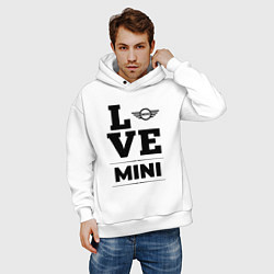 Толстовка оверсайз мужская Mini Love Classic, цвет: белый — фото 2