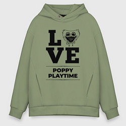 Толстовка оверсайз мужская Poppy Playtime Love Classic, цвет: авокадо