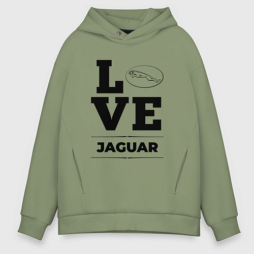 Мужское худи оверсайз Jaguar Love Classic / Авокадо – фото 1