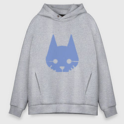 Толстовка оверсайз мужская Stray Blue, цвет: меланж