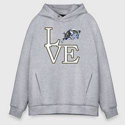 Мужское худи оверсайз NAVY Love