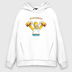 Мужское худи оверсайз Homer & Beer